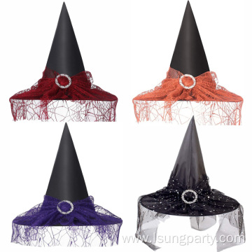 Party Cosplay Halloween Unisex Wizard Hat